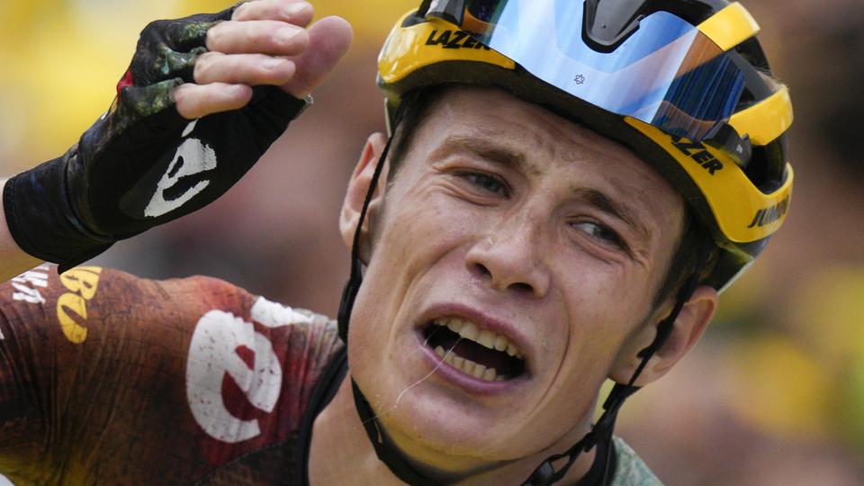Jonas Vingegaard er mere end to minutter foran nærmeste forfølger i den samlede stilling. <i>Daniel Cole/Ritzau Scanpix</i>