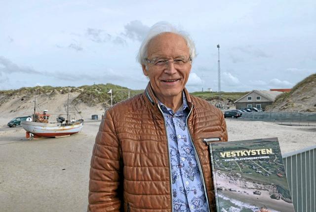 Simon Jacobsen har netop udgivet bogen ”Vestkysten, klima og kystnedbrydning” om nedbrydningen af den jyske vestkyst gennem 2000 år. Privatfoto