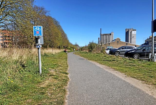 Syrestien får en ny dobbeltrettet cykelsti. Foto: Aalborg Kommune
