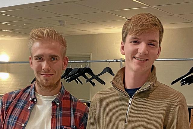 Disse to unge fyre - Nicolaj Ripley Glad og Jacob Buus Nielsen - er netop begyndt en tilværelse som svende hos Trigon efter endt læretid