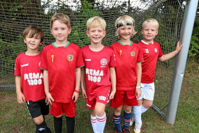 De unge spillere var mere end klar til at tage fat på efterårssæsonen, da de mødte op til træning i sidste uge. Foto: Jørgen Ingvardsen