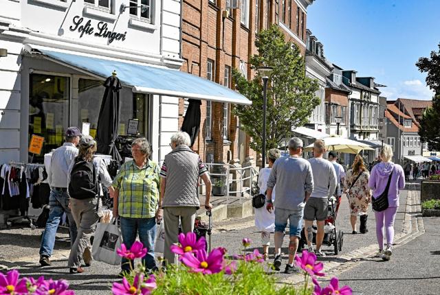 Gode meldinger fra butikkerne efter en sommer med godt vejr og mange danske turister i handelsgaderne.
