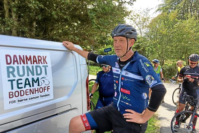 Kim Vilfort cyklede med i 2019. Privatfoto