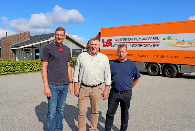 Fra venstre: Peter Christensen, Karl Erik Slynge og Allan Pedersen. pr-foto