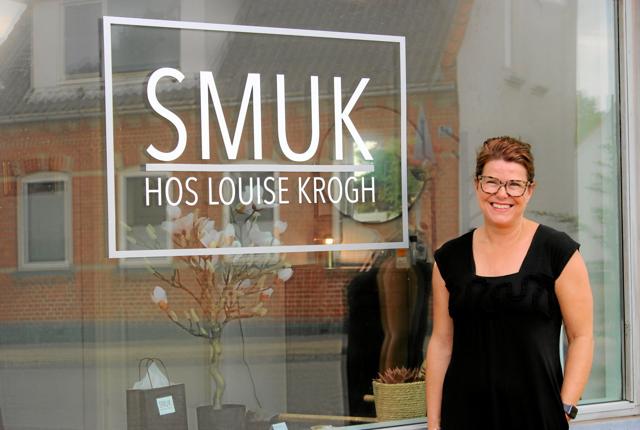 Louise Krogh har selv stået for alt det praktiske bag åbningen af Smuk Hos Louise. Privatfoto