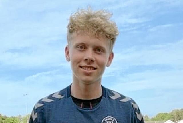 15-årige Mathias Simonsen fra Sæby er klar til at prøve lykken i Superligaklubben Randers FC det næste år. Privatfoto