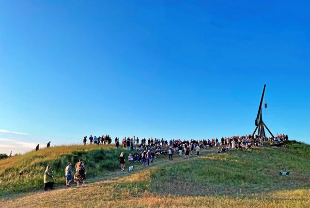 Over 600 mennesker fandt vej til Vippefyret i Skagen, da der sidste onsdag aften var det første af tre arrangementer.Privatfoto