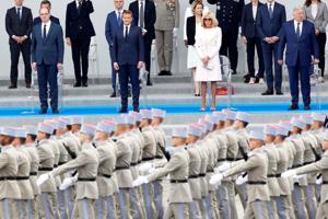 Ukraine er i fokus ved militærparade på Frankrigs nationaldag