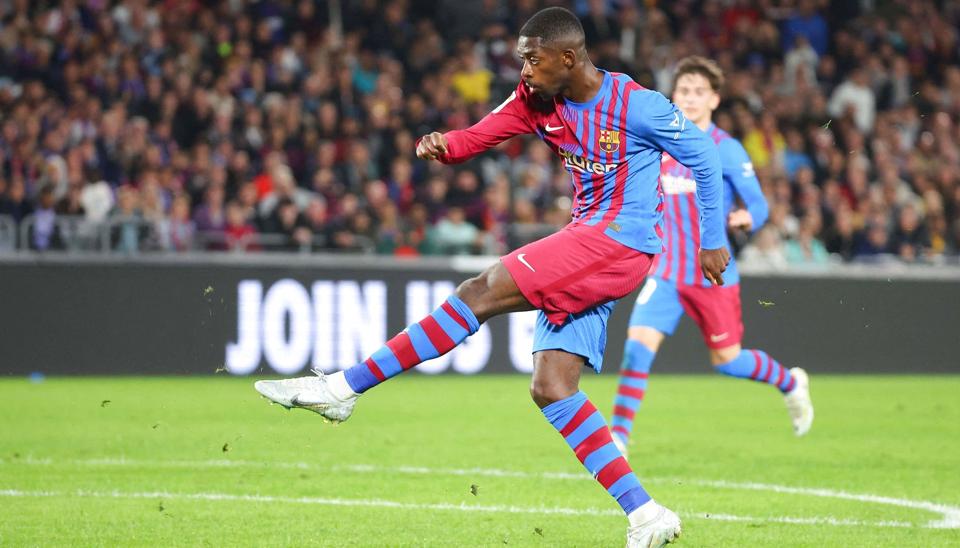 Ousmane Dembélé kom til FC Barcelona i 2017 på en femårig aftale, der udløb denne sommer. Nu har han forlænget med den spanske storklub. (Arkivfoto). <i>David Gray/Ritzau Scanpix</i>
