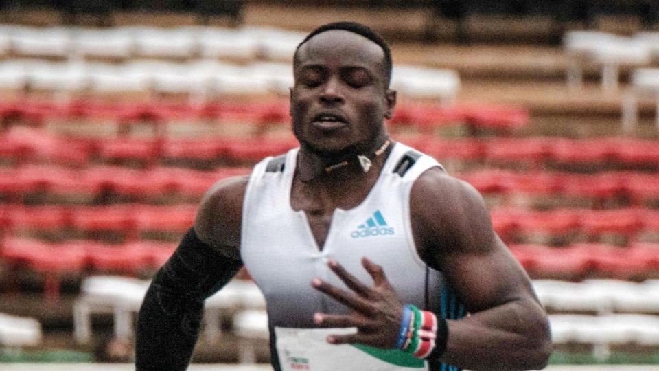Ferdinand Omanyala har fået godkendt sin visumansøgning og kan derfor rejse til USA for at deltage i VM, der går i gang fredag. (Arkivfoto). <i>Yasuyoshi Chiba/Ritzau Scanpix</i>