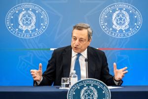 Italiens premierminister Mario Draghi går af i regeringskrise