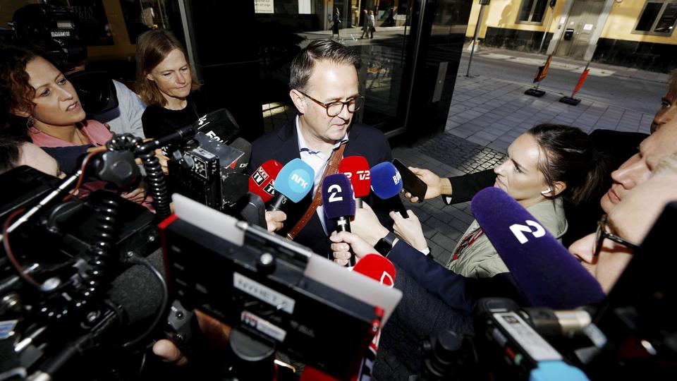 Den norske mægler i konflikten, Mats Wilhelm Ruland, siger, at forhandlingerne mellem SAS og piloterne er meget "komplicerede". <i>11950 Ali Lorestani/Ritzau Scanpix</i>