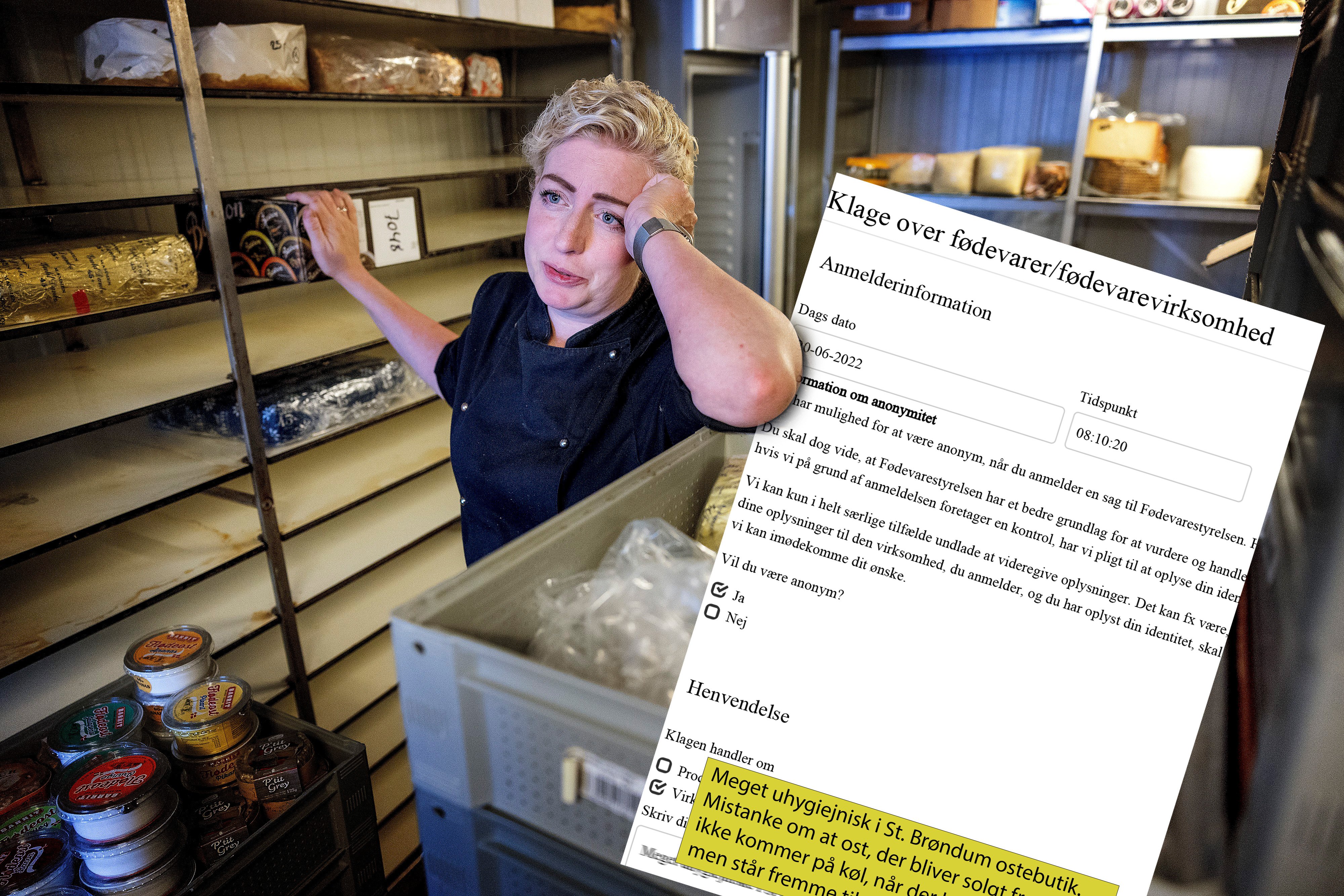 Her er den anonyme anmeldelse bag voldsomt kontrolbesøg