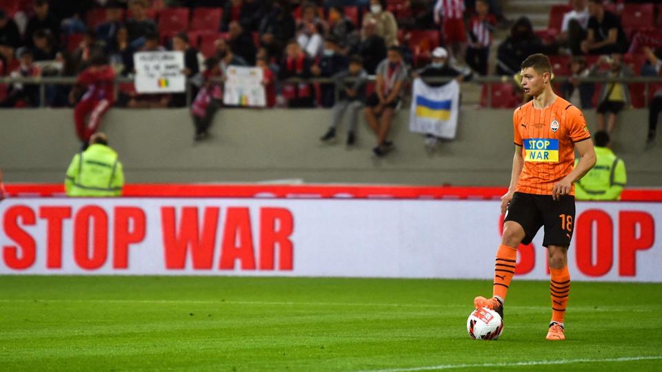 Shakhtar Donetsk har på grund af krigen i Ukraine ikke spillet en betydende kamp siden december sidste år. Siden har klubben spillet adskillige venskabskampe. (Arkivfoto) <i>Angelos Tzortzinis/Ritzau Scanpix</i>
