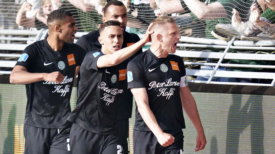 Viborg kom stærkt ud af den seneste sæson ved at sikre sig adgang til europæisk fodbold med en sejr over AaB i den afgørende playoffkamp. <i>Henning Bagger/Ritzau Scanpix</i>