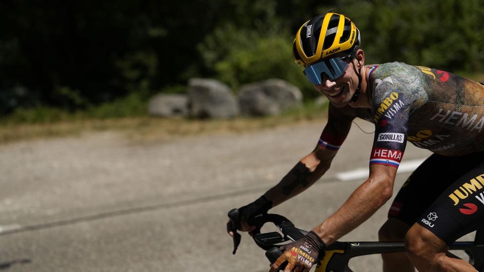 Primoz Roglic har kørt sine sidste Tour-kilometer i år. <i>Thibault Camus/Ritzau Scanpix</i>