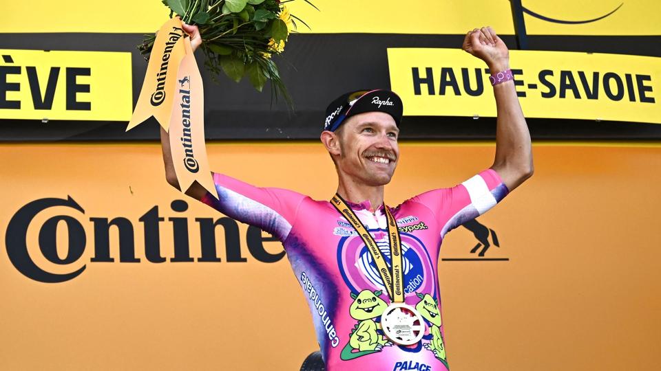 Magnus Cort vandt 10. etape af Tour de France i tirsdags. Han kommer ikke til at vinde flere Tour-etaper i år. <i>Anne-Christine Poujoulat/Ritzau Scanpix</i>