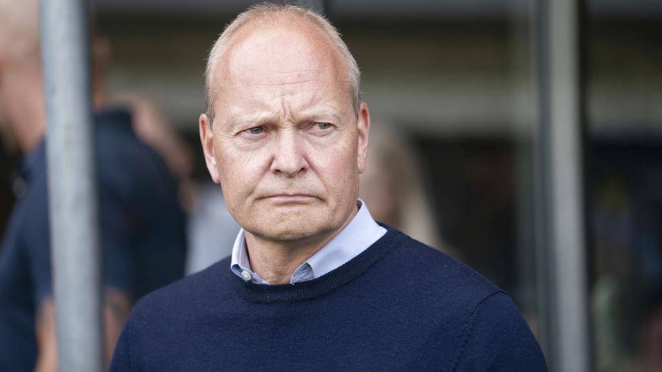 Niels Frederiksen ønsker forstærkninger i Brøndby-truppen, hvis holdet skal indfri målsætningen om en top-3-placering. <i>Liselotte Sabroe/Ritzau Scanpix</i>