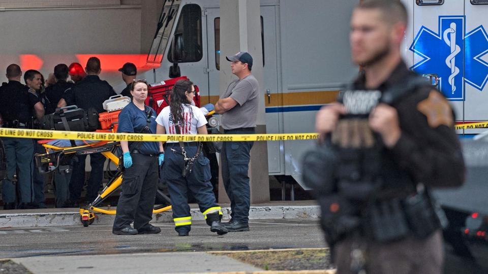 Tre mennesker foruden gerningsmanden har mistet livet i et masseskyderi i den amerikanske delstat Indiana. <i>Kelly Wilkinson/Usa Today Network/Reuters</i>