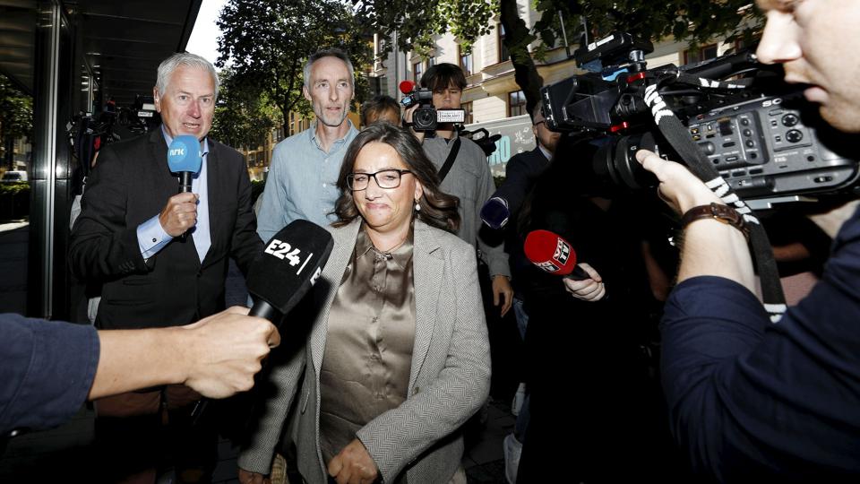 Ifølge SAS' forhandlingsleder, Marianne Hernæs, giver det snart ikke længere mening at forhandle med de strejkende piloter, hvis ikke det kaster et resultat af sig. <i>11950 Ali Lorestani/Ritzau Scanpix</i>