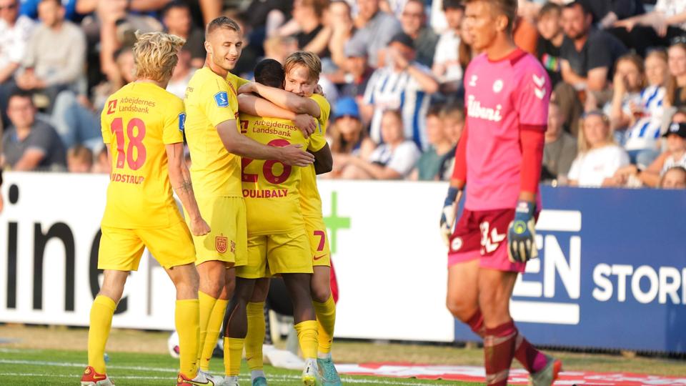FC Nordsjælland fik en god start på sæsonen med en 2-0-sejr i Odense. <i>Claus Fisker/Ritzau Scanpix</i>