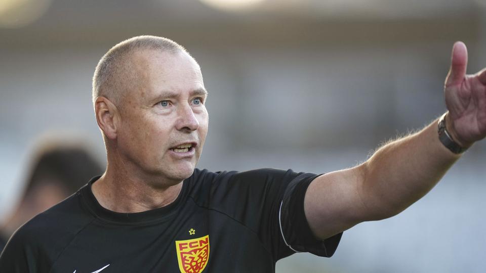 FC Nordsjælland har holdt nogenlunde sammen på sit hold, og Flemming Pedersen sigter efter en placering i top-6. <i>Claus Fisker/Ritzau Scanpix</i>