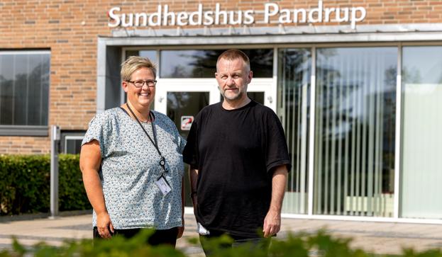 Region Nordjylland overtog lægeklinikken i Pandrup 1. juni, og det har været en udfordrende start, medgiver Anja Kokholm og Jesper Rødtnes.