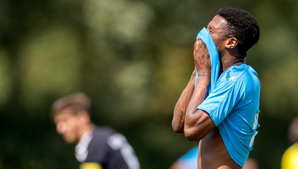 Jammerbugt FC-spillerne er indtil videre ikke flygtet trods overhængende risiko for konkurs. <i>Arkivfoto: Lars Pauli</i>