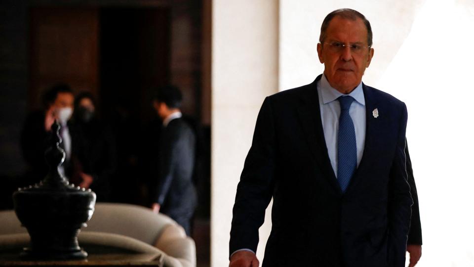 De geografiske mål med Moskvas "specielle militære operation" i Ukraine er ikke længere begrænset til den østlige Donbas-region. Det siger Ruslands udenrigsminister, Sergej Lavrov, onsdag. <i>Willy Kurniawan/Reuters</i>