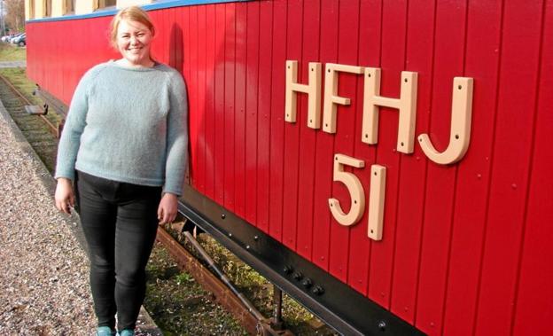 Katrine Blåberg Andersen trådte til som driftsbestyrer og formand for foreningen bag veteranjernbanen i 2021. Hun er forståeligt rystet over onsdagens alvorlige ulykke, <i>Arkivfoto</i>