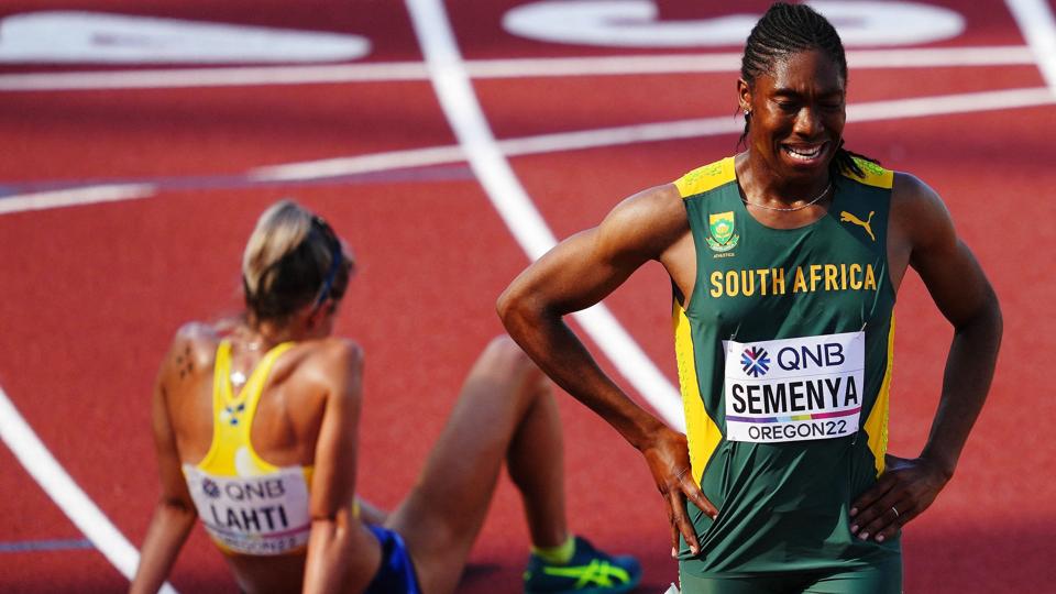 Caster Semenya blev nummer 13 i sit heat i den indledende runde ved VM i atletik på distancen 5000 meter. <i>Aleksandra Szmigiel/Reuters</i>