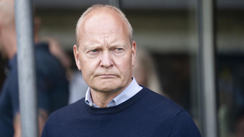 Brøndby vandt sæsonens første Superliga-kamp mod AGF 1-0. Træner Niels Frederiksen mener, at holdet efter sejren står godt, men forventer hård modstand fra det polske hold Pogon Szczecin, som Brøndby skal forsøge at slå over to kampe, hvis de skal videre i kvalifikationen til Conference League. <i>Liselotte Sabroe/Ritzau Scanpix</i>