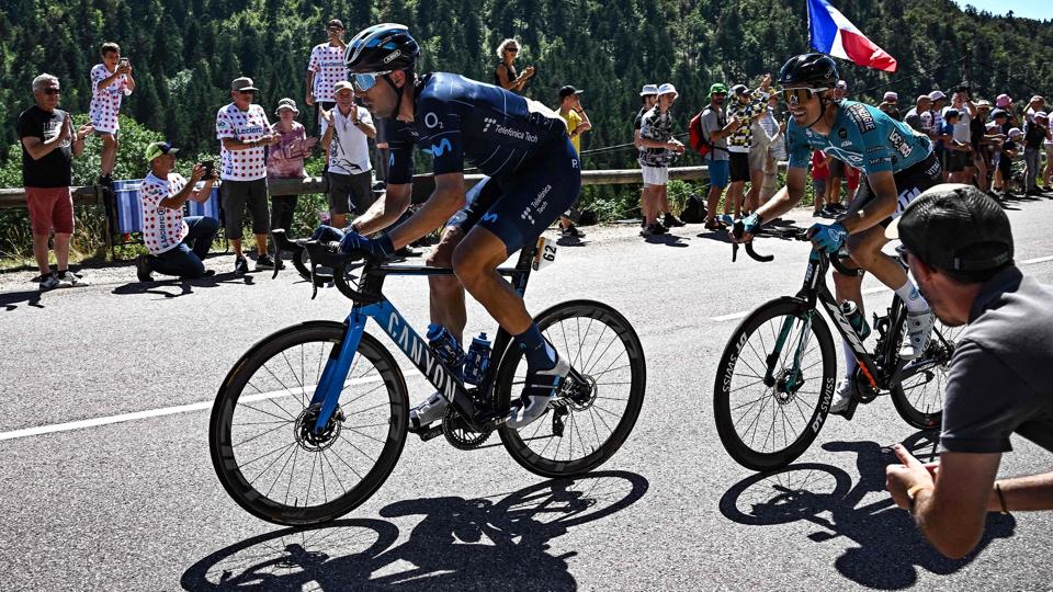 Imanol Erviti har i år kørt sit Tour de France nummer 13, men han fuldfører ikke. <i>Anne-Christine Poujoulat/Ritzau Scanpix</i>