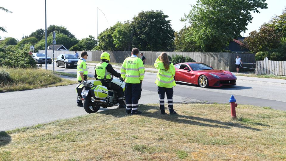 Nordjyllands Politi, Motorstyrelsen og Færdselsstyrelsen i aktion i Skagen i uge 29 <i>Foto: Jan Pedersen</i>