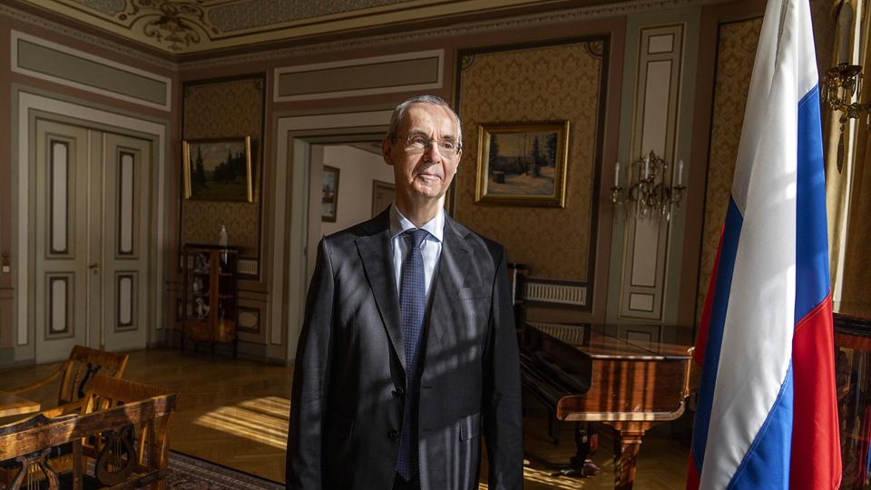 Ruslands ambassadør i Danmark, Vladimir Barbin, mener ikke, at dansk våbenhjælp og eventuel fremtidig træning af ukrainske soldater vil hjælpe Ukraine i krigen mod Rusland. (Arkivfoto). <i>Claus Bech/Ritzau Scanpix</i>
