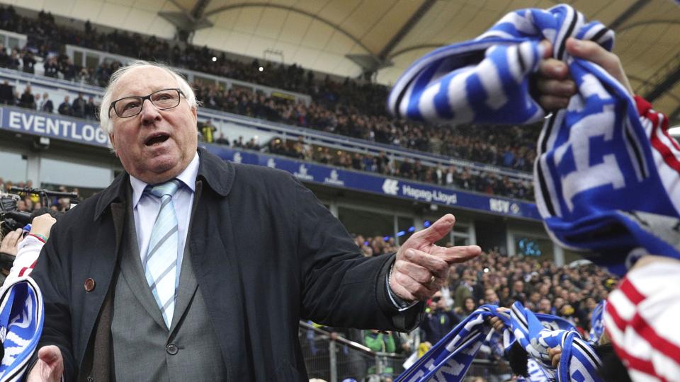 Uwe Seeler spillede hele sin aktive karriere i Hamburger SV (Arkivfoto). <i>Christian Charisius/Ritzau Scanpix</i>