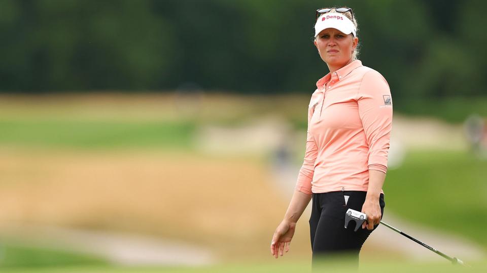 Nanna Koerstz Madsen har leveret en lovende start på Evian Championship (Arkivfoto). <i>Elsa/Ritzau Scanpix</i>