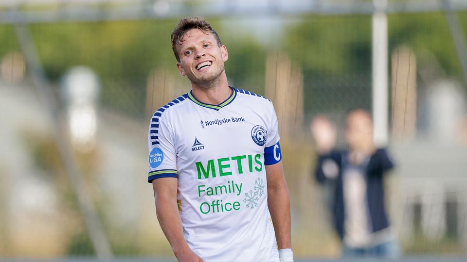 Lucas Jensen og Vendsyssel FF måtte for første gang i denne sæson forlade banen som den tabende part. <i>Arkivfoto: Henrik Bo</i>
