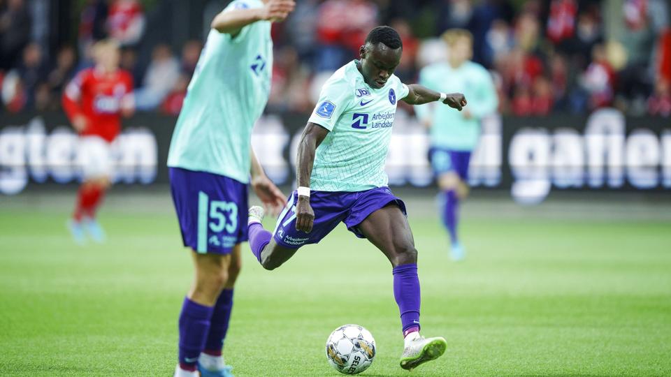 Pione Sisto har endnu ikke været i aktion for FC Midtjylland i denne sæson (Arkivfoto). <i>Bo Amstrup / Ritzau Scanpix/Ritzau Scanpix</i>