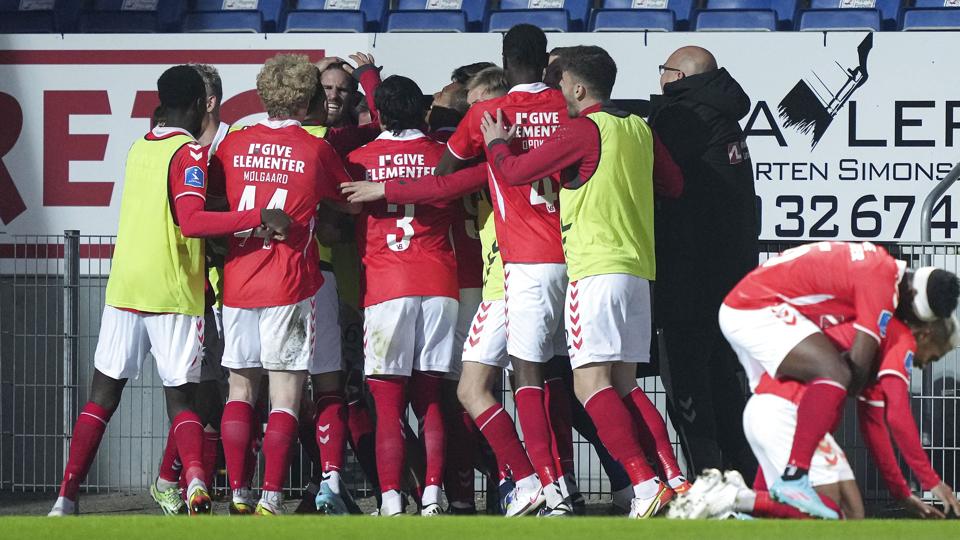Vejle sluttede godt af i sidste sæson trods nedrykning fra Superligaen og åbnede sin tilværelse i 1. division med en 6-0-sejr hos Helsingør (Arkivfoto). <i>Claus Fisker/Ritzau Scanpix</i>