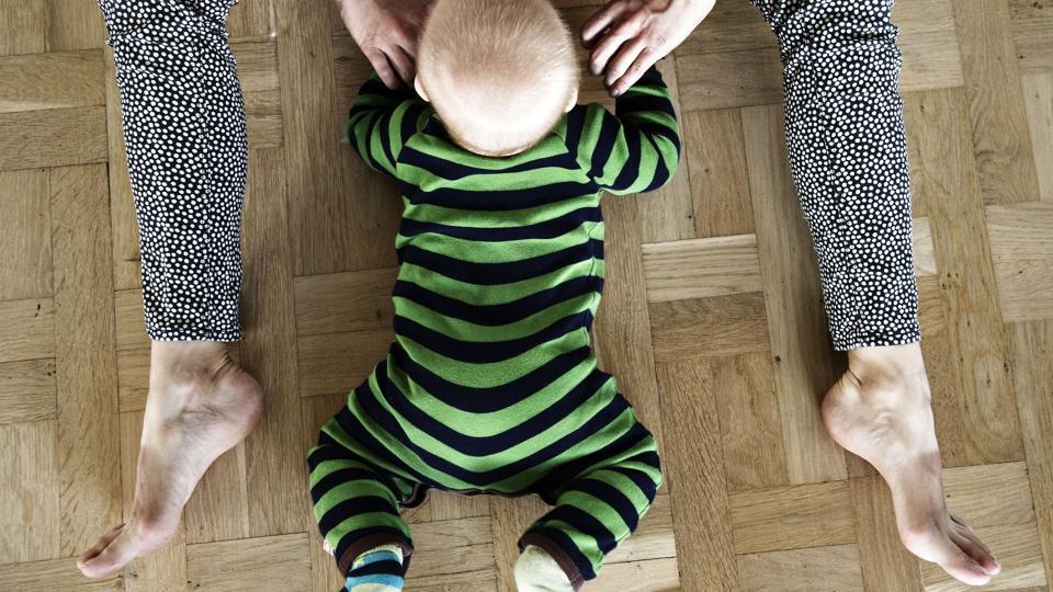 Kvinder, der er særligt følsomme over for hormonudsving i graviditeten, og som har ubalance i deres serotoninniveau, har øget risiko for at udvikle depression efter fødslen, viser ny dansk forskning. (Arkivfoto). <i>Mathias Løvgreen Bojesen/Ritzau Scanpix</i>
