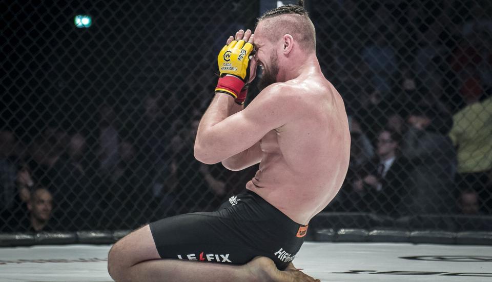 Nicolas Dalby var lørdag tilbage i UFC for første gang i et år og slog brasilianske Claudio Silva. <i>Mads Claus Rasmussen/Ritzau Scanpix</i>