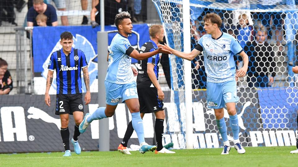 Randers scorede to hurtige kasser og fik 2-2 mod OB. <i>Ernst Van Norde/Ritzau Scanpix</i>