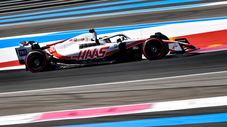 Kevin Magnussen fuldførte ikke det franske grandprix. <i>Sylvain Thomas/Ritzau Scanpix</i>