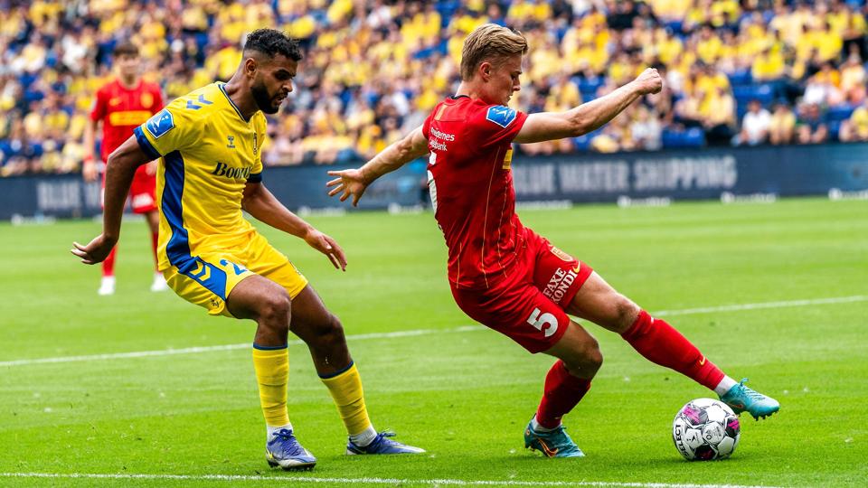 Anis Ben Slimane og Brøndby tabte søndag 1-3 til FC Nordsjælland i Superligaen. <i>Ida Marie Odgaard/Ritzau Scanpix</i>