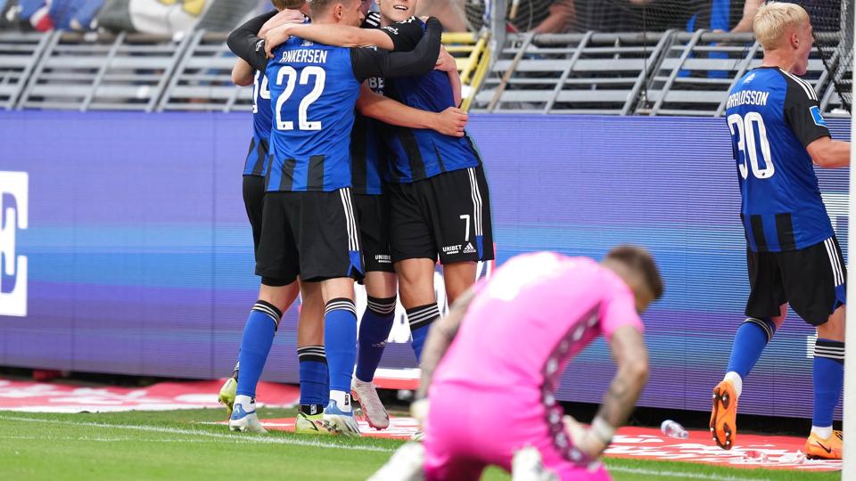 FC København trak det længste strå i udekampen mod AaB og fik sin første sejr i den nye sæson. <i>Henning Bagger/Ritzau Scanpix</i>