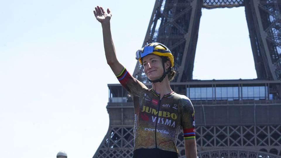 Hollandske Marianne Vos forud for 1. etape af kvindernes Tour de France søndag. (Arkivfoto). <i>Michel Euler/Ritzau Scanpix</i>