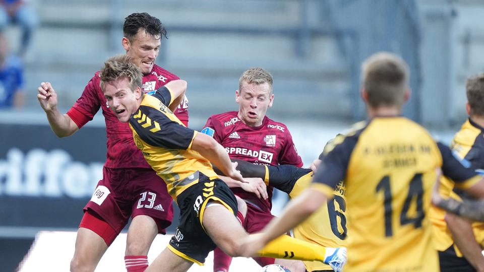 AC Horsens vandt 1-0 over Lyngby i en kamp mellem Superligaens to oprykkere. <i>Claus Fisker/Ritzau Scanpix</i>