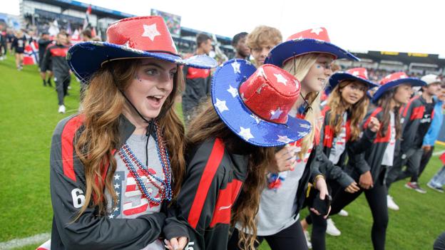 USA er også med - ni hold fra landet er rejst til Hjørring i denne uge. <i>Foto: Bo Lehm</i>