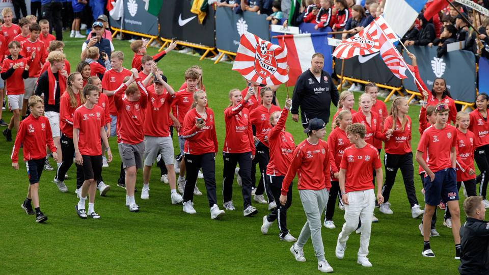 Der var masser af glade mennesker og højt humør under Dana Cup 2022. <i>Arkivfoto: Bo Lehm</i>